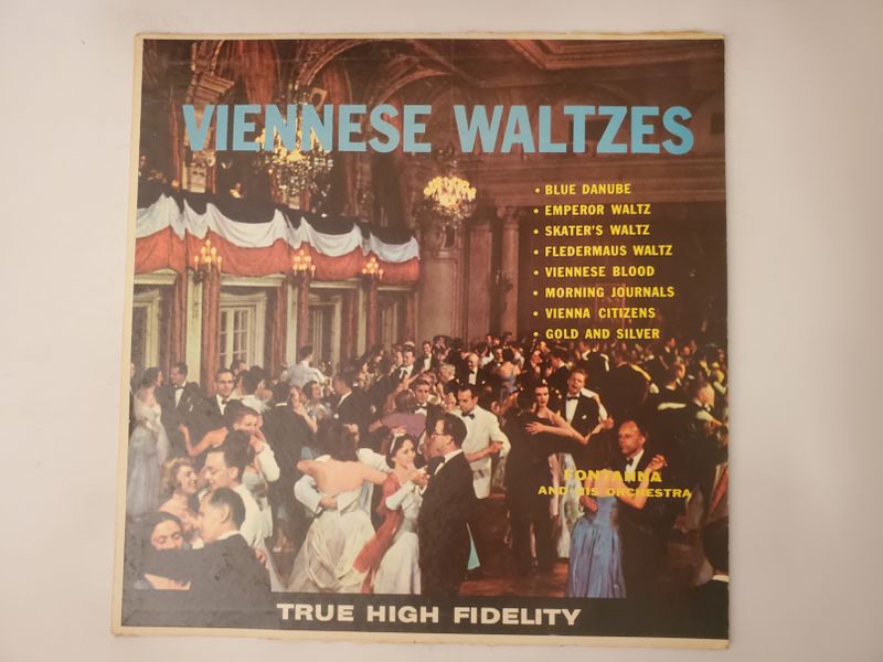 Donna Lana and His Orchestra Viennese Waltzes vinyl record